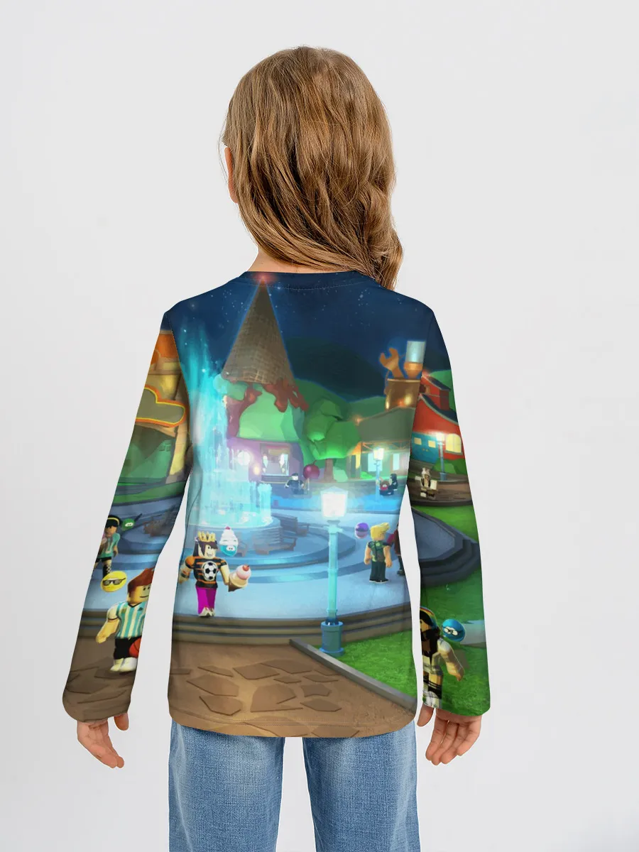 Детский лонгслив / ROBLOX