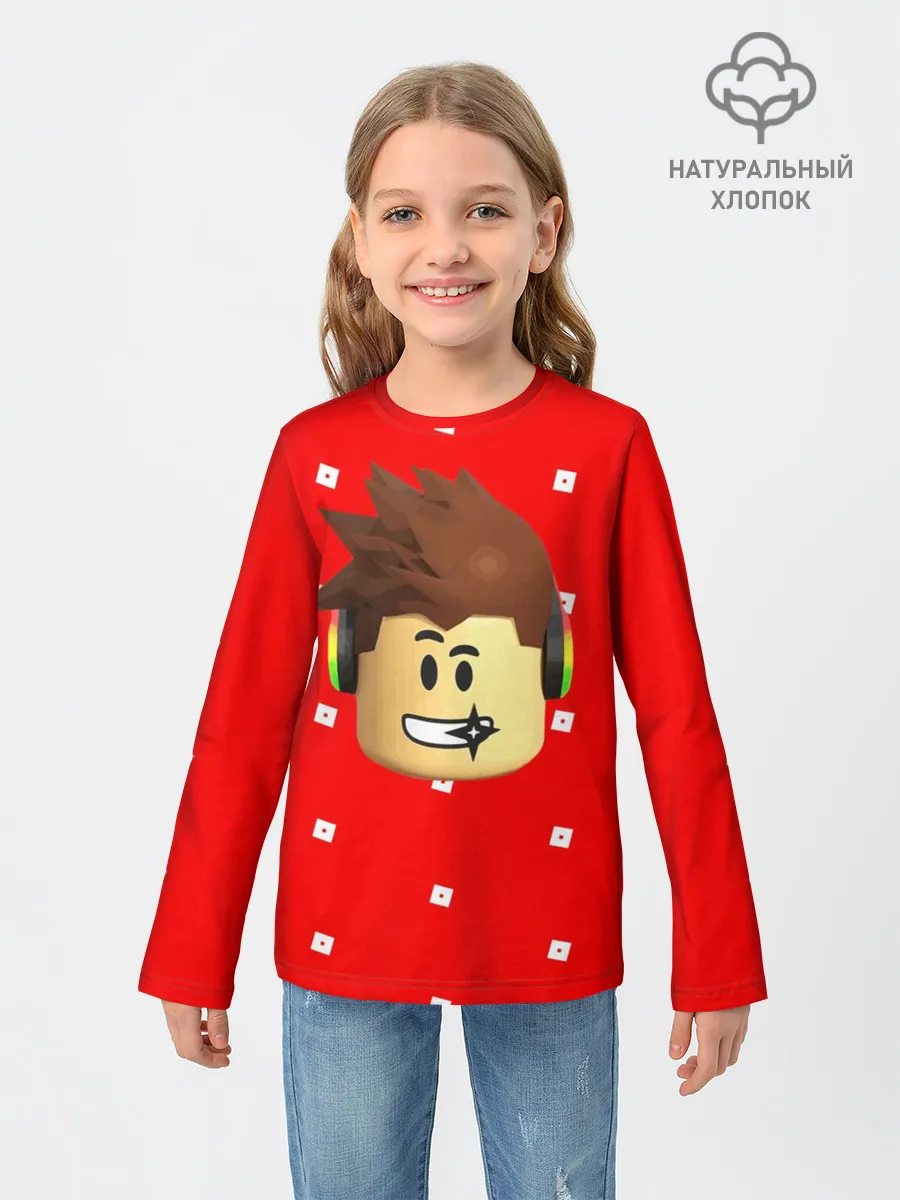 Детский лонгслив / ROBLOX Head