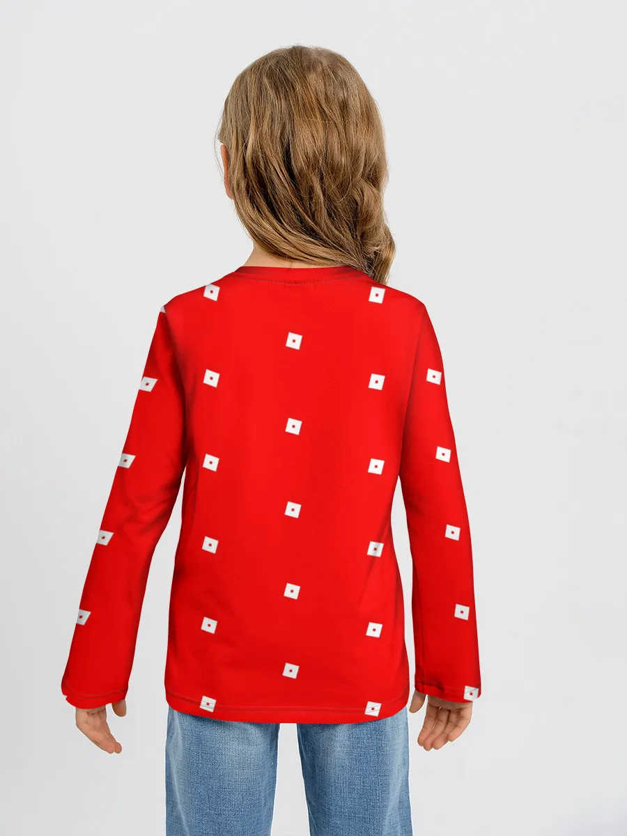 Детский лонгслив / ROBLOX Head