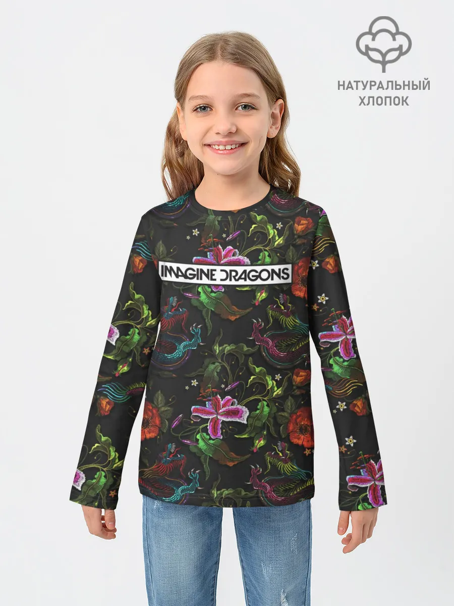 Детский лонгслив / Imagine Dragons Ink