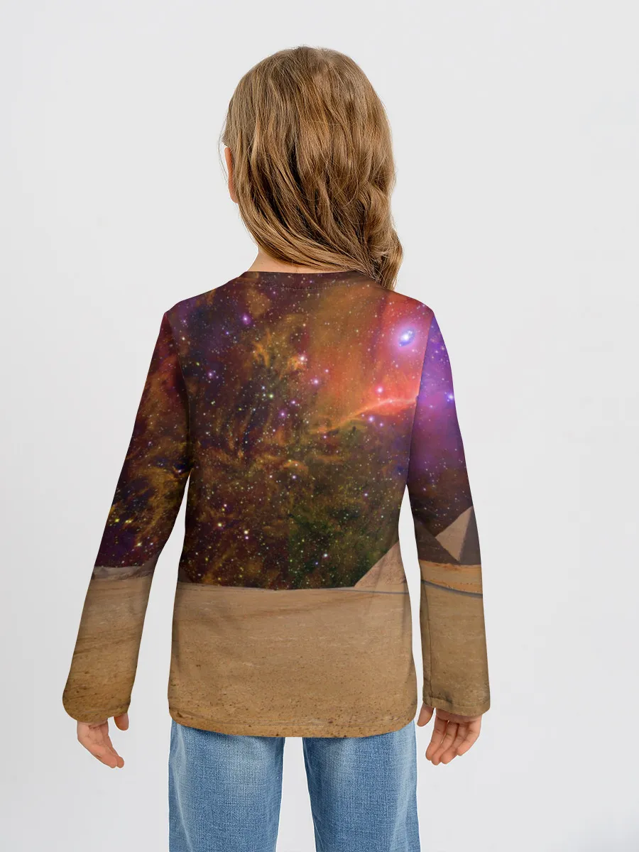 Детский лонгслив / Египетские Коты