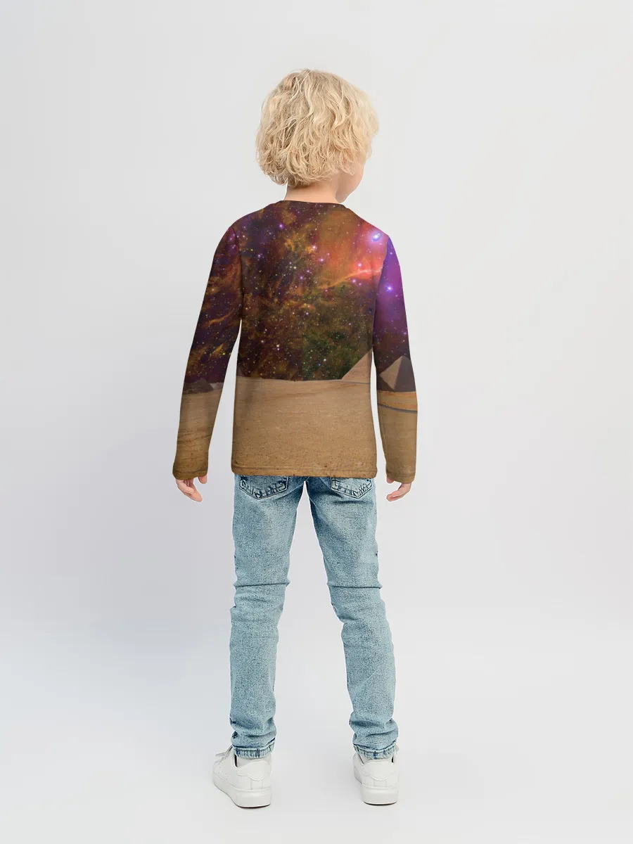 Детский лонгслив / Египетские Коты