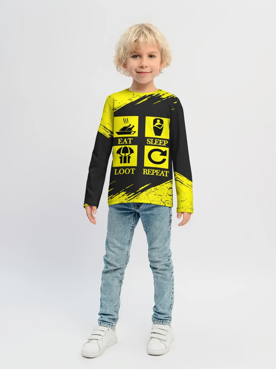 Детский лонгслив / PUBG.