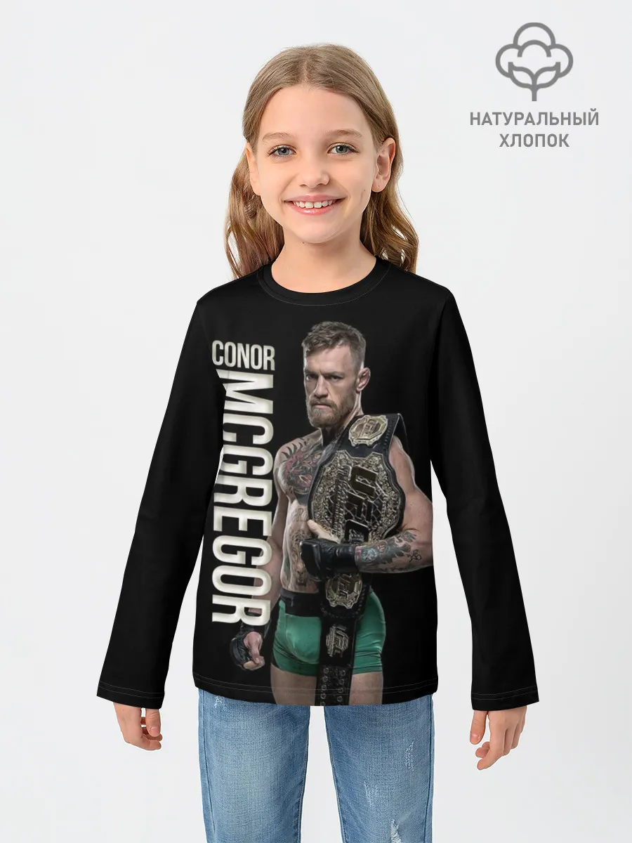 Детский лонгслив / Конор МакГрегор