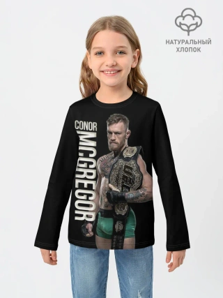 Детский лонгслив / Конор МакГрегор