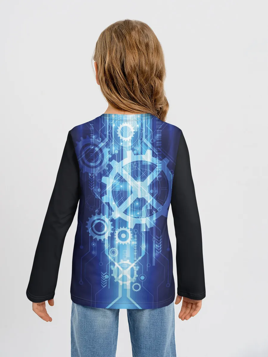 Детский лонгслив / Hi-Tech