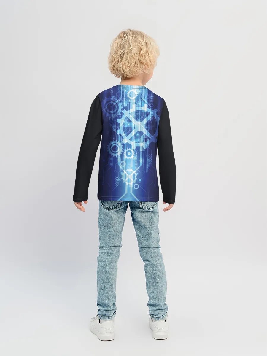 Детский лонгслив / Hi-Tech