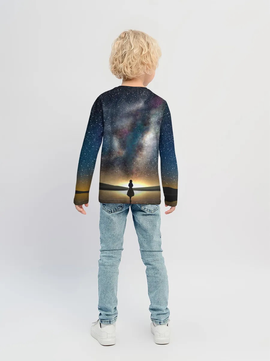Детский лонгслив / VIOLET EVERGARDEN. Космос