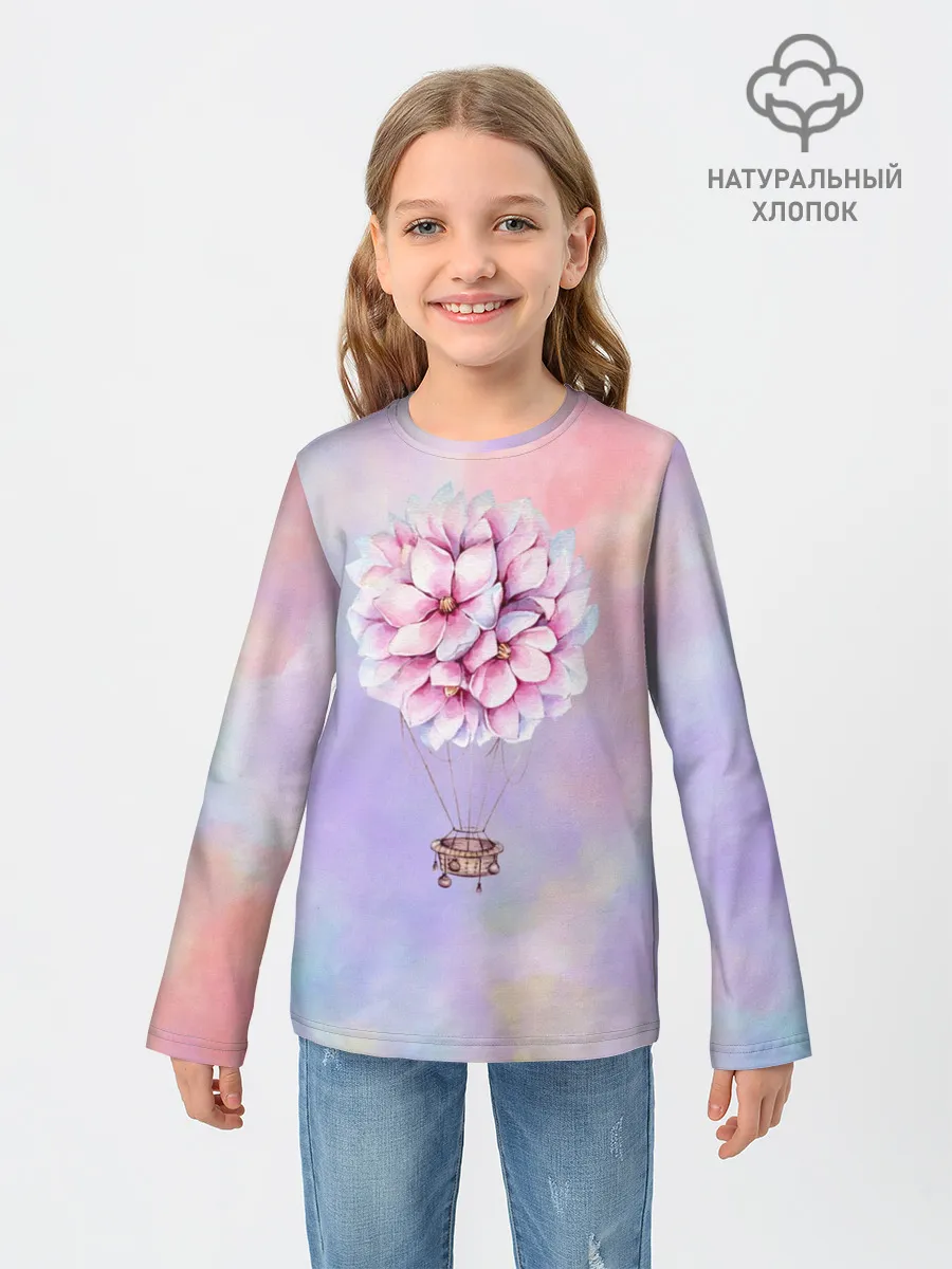 Детский лонгслив / Нежный Воздушный Шар