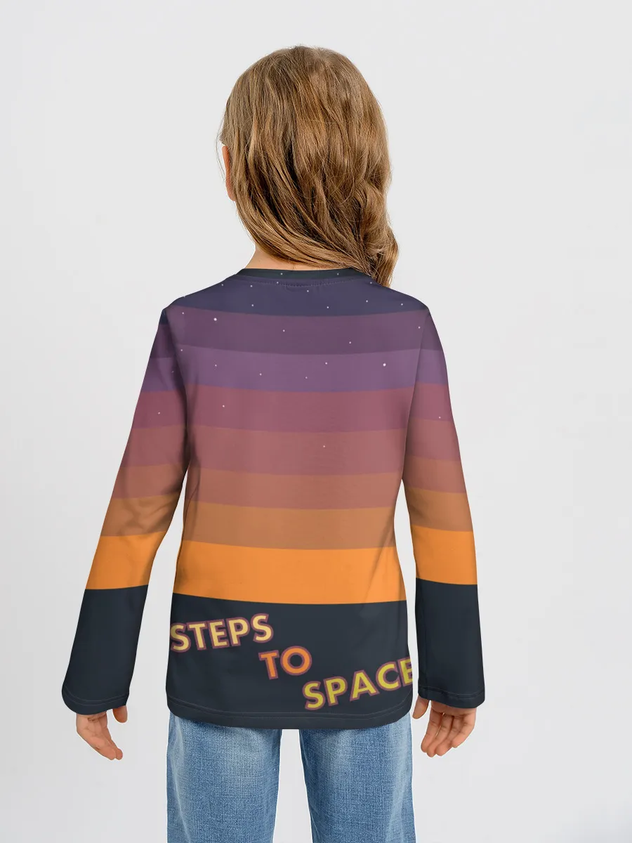 Детский лонгслив / STEPS TO SPACE