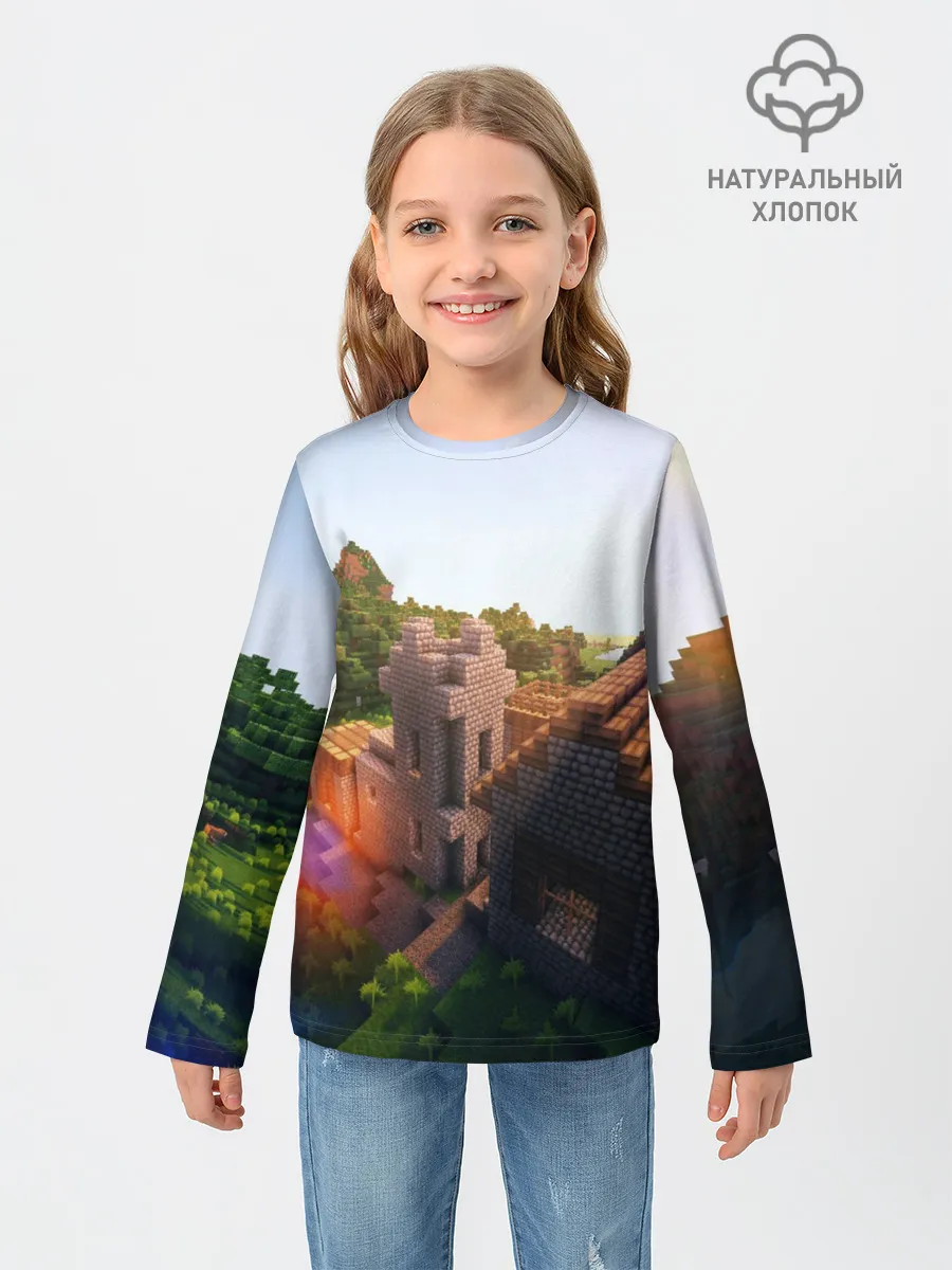 Детский лонгслив / Minecraft