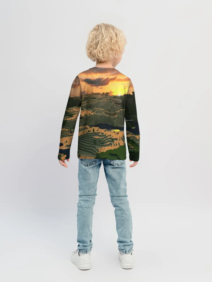 Детский лонгслив / MINECRAFT