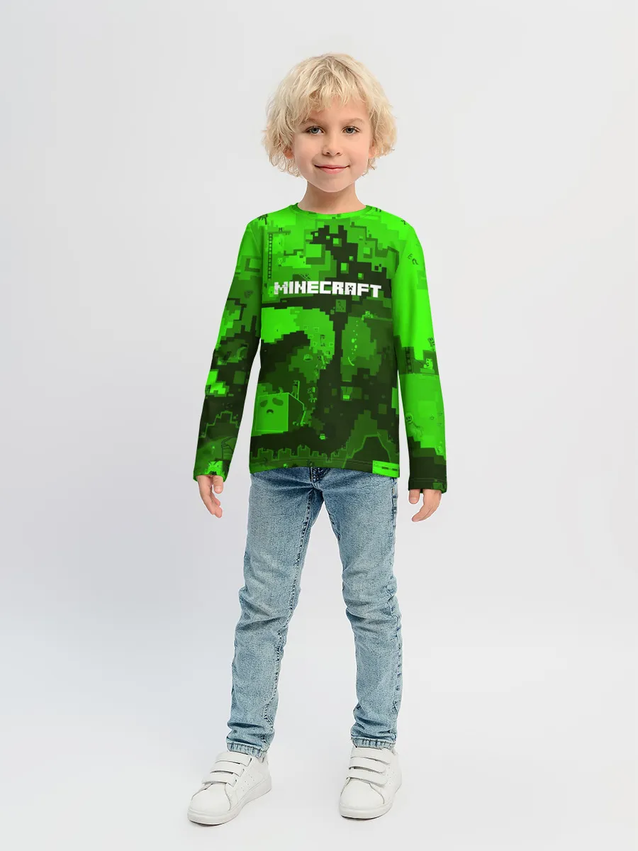 Детский лонгслив / MINECRAFT