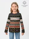 Детский лонгслив / Этническая африка