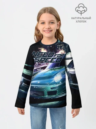 Детский лонгслив / Need for Speed