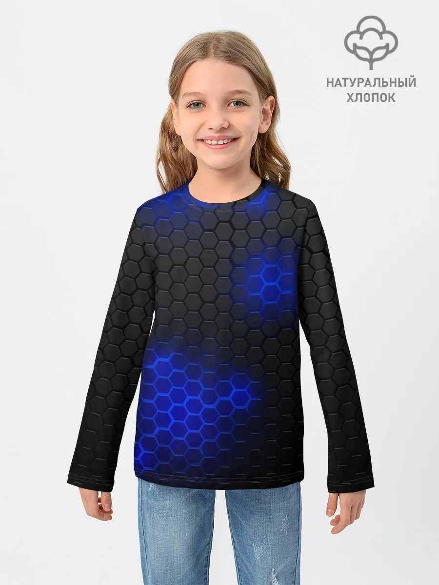 Детский лонгслив / СТАЛЬНАЯ БРОНЯ | НЕОНОВАЯ БРОНЯ