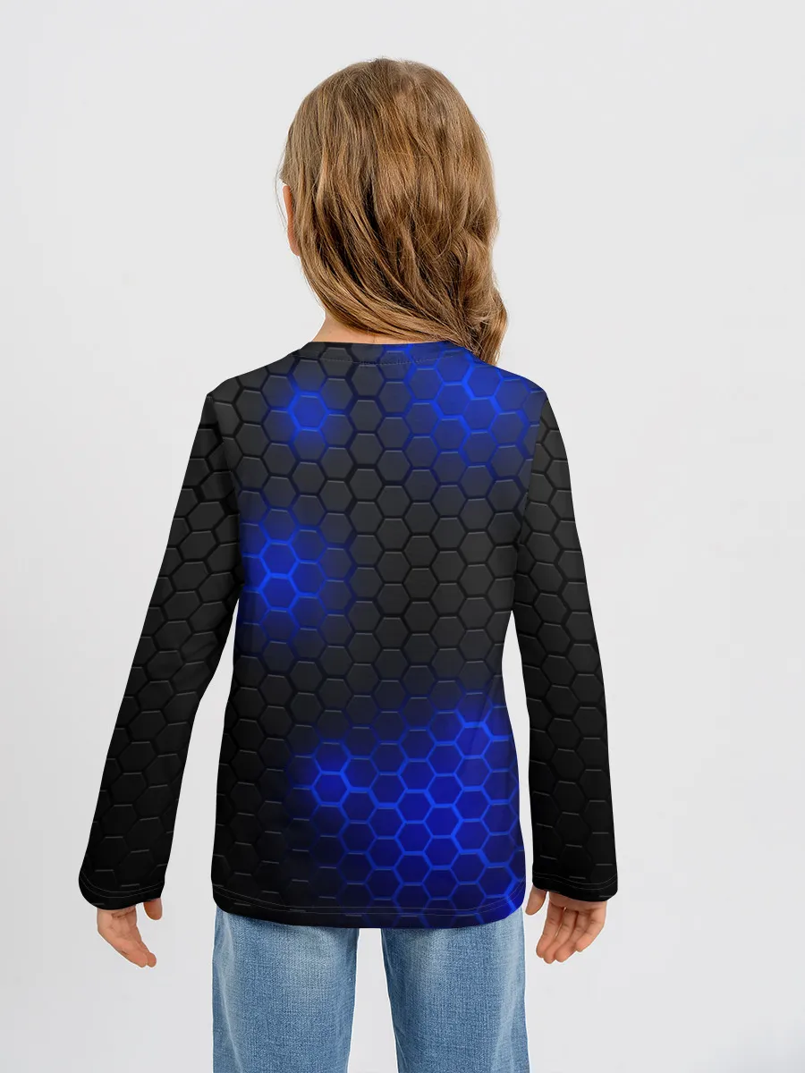 Детский лонгслив / СТАЛЬНАЯ БРОНЯ | НЕОНОВАЯ БРОНЯ