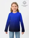 Детский лонгслив / CARBON BLUE | СИНИЙ КАРБОН