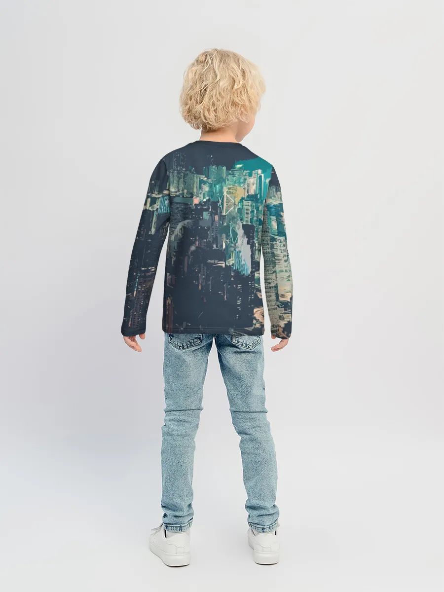 Детский лонгслив / Сайонара бой