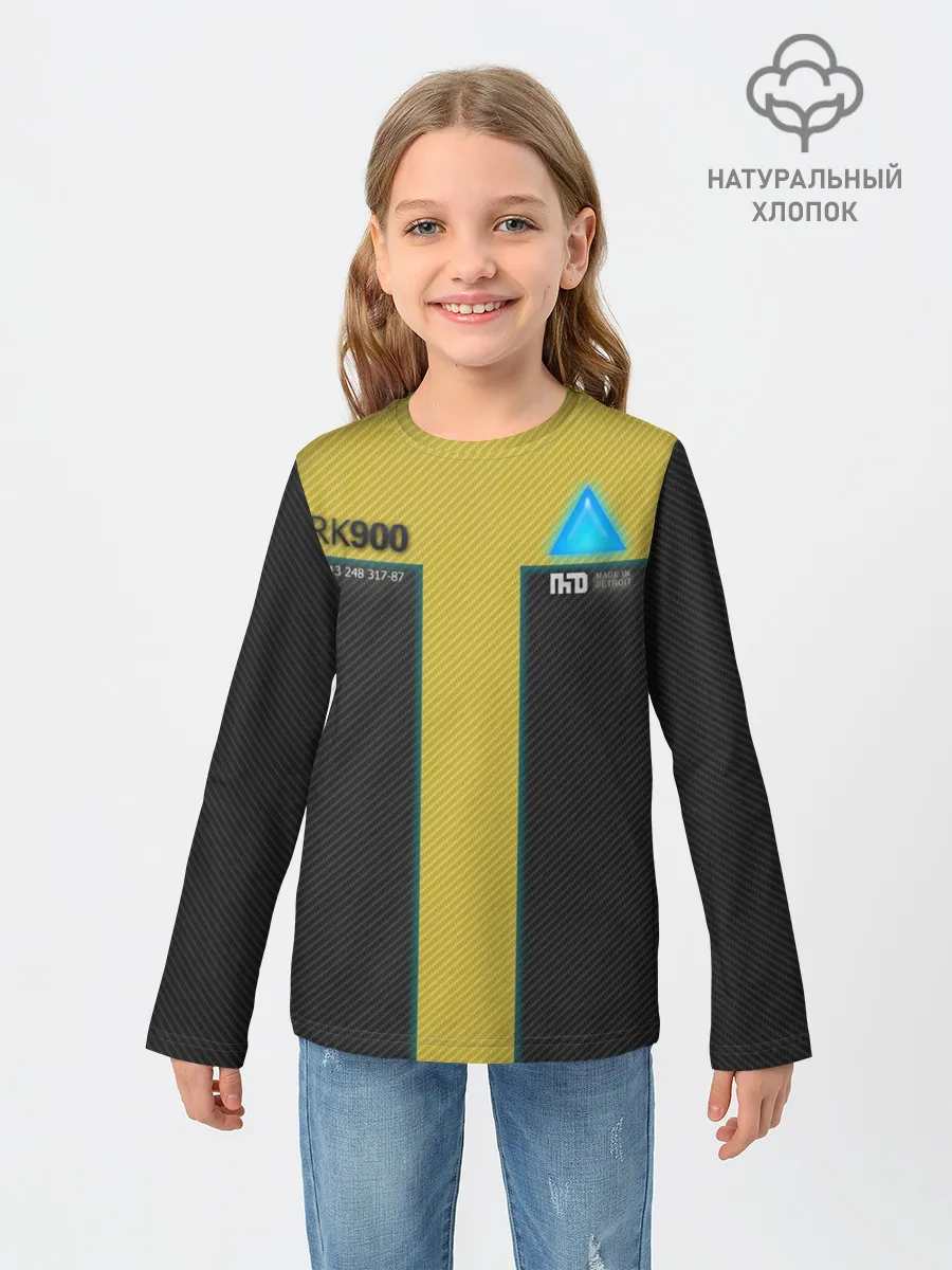 Детский лонгслив / TrdDBH, detroit, become human,