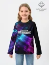 Детский лонгслив / Pubg neon style 2019