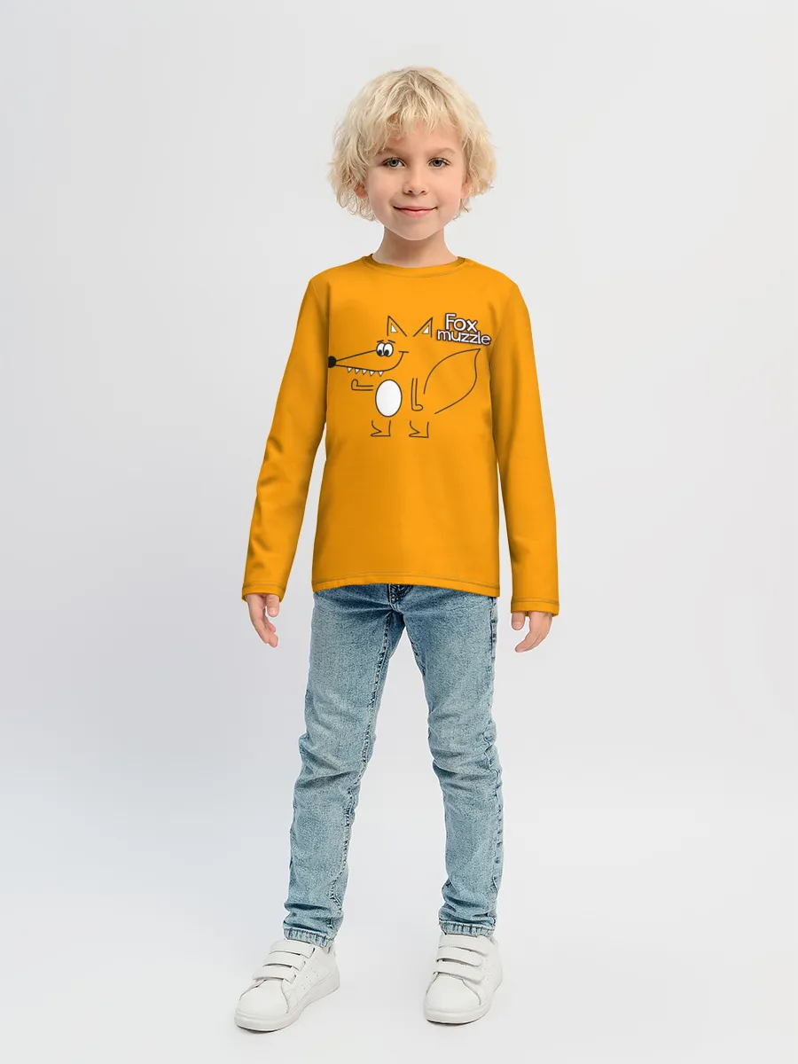 Детский лонгслив / Лисья морда