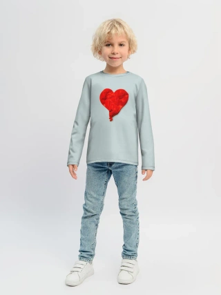 Детский лонгслив / Kanye West Heartbreak