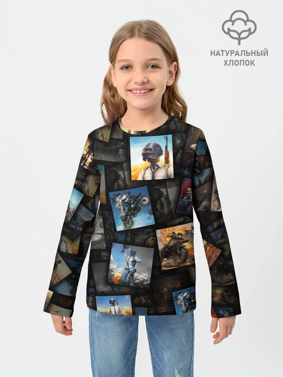 Детский лонгслив / PUBG