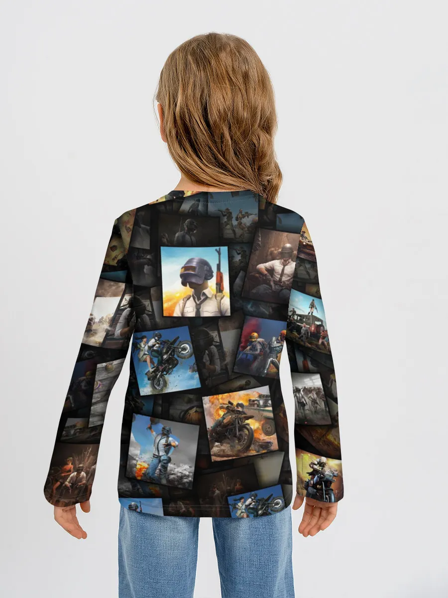 Детский лонгслив / PUBG