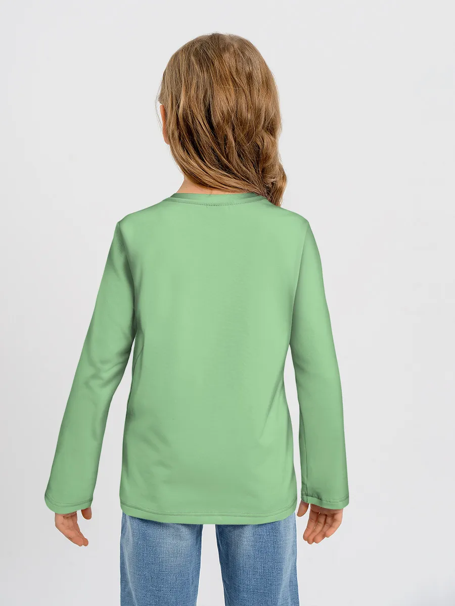 Детский лонгслив / Лама