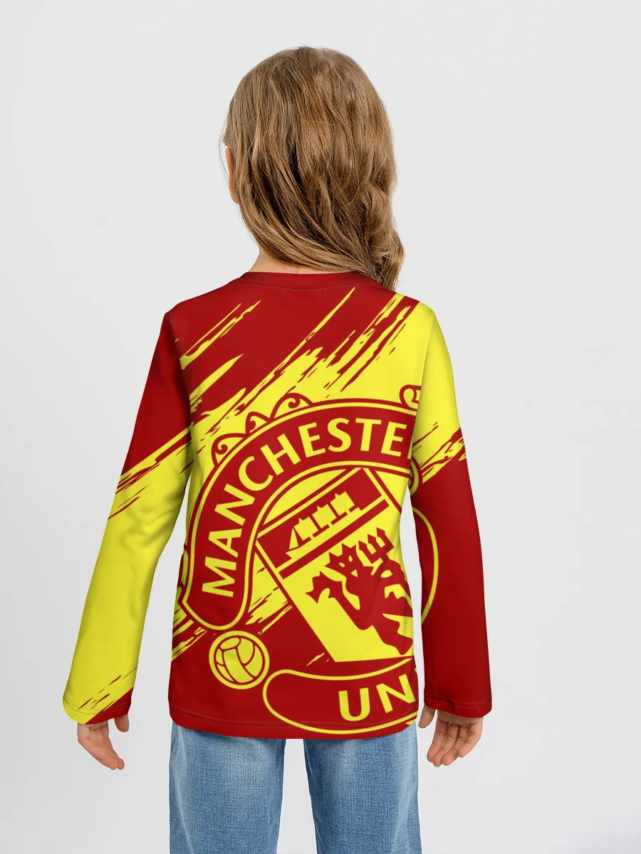 Детский лонгслив / Манчестер Юнайтед