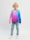 Детский лонгслив / Абстракция Блеск Градиент