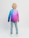 Детский лонгслив / Абстракция Блеск Градиент