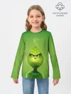 Детский лонгслив / Гринч