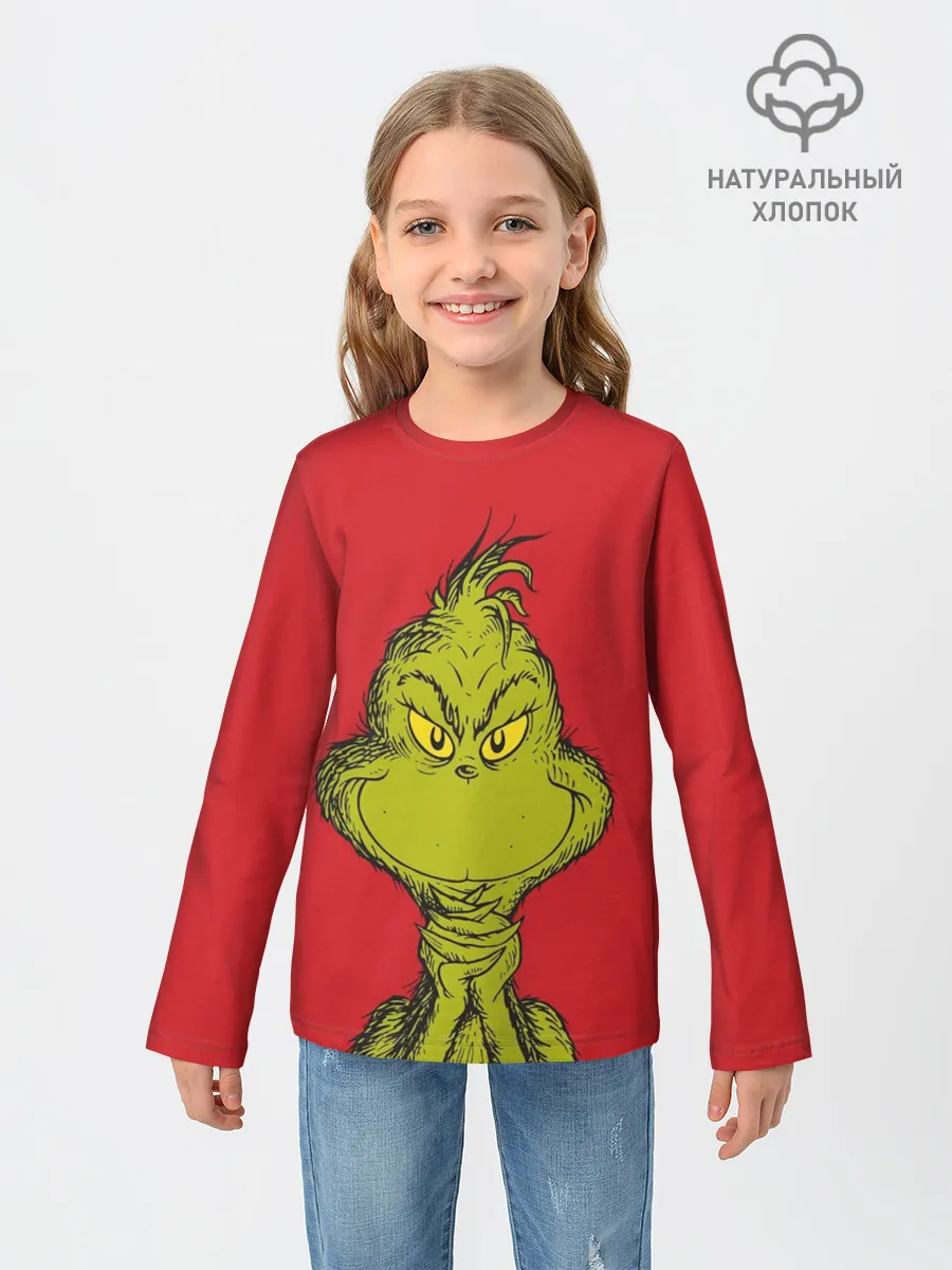 Детский лонгслив / Grinch
