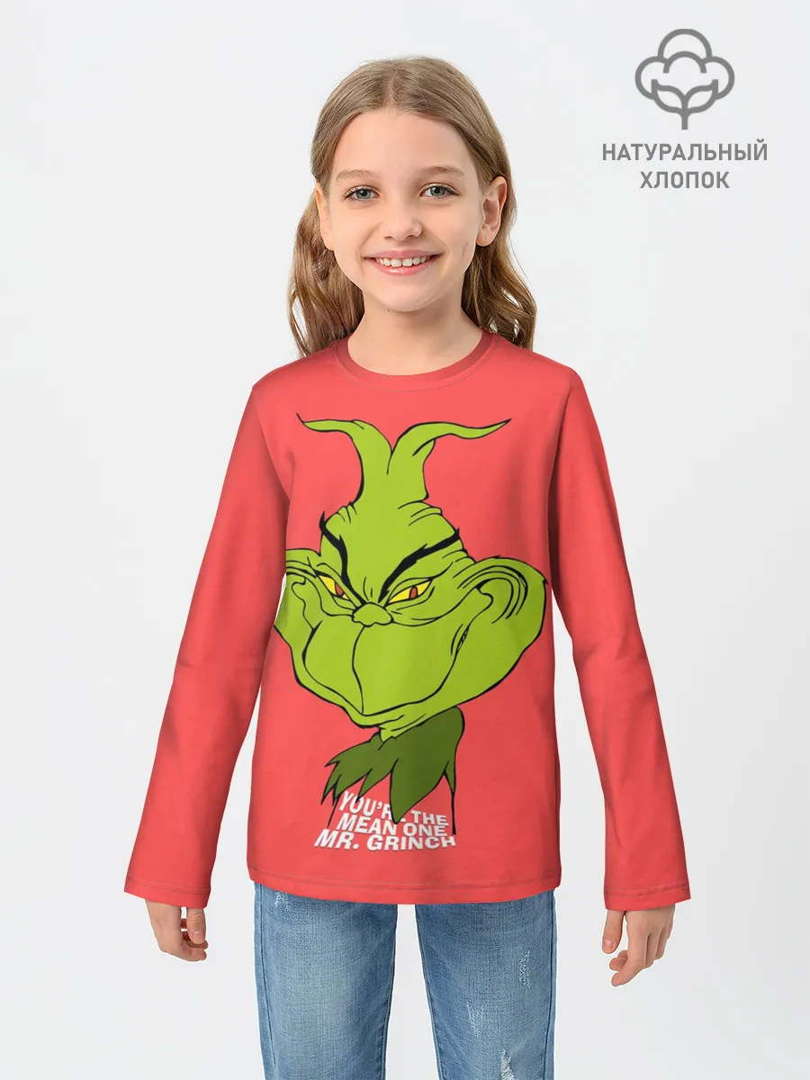 Детский лонгслив / Mr. Grinch