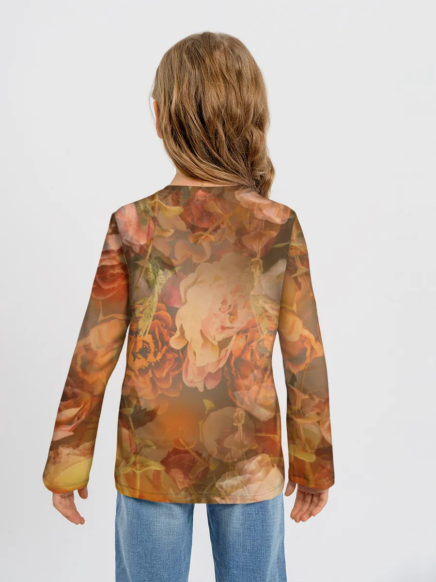 Детский лонгслив / Lil Peep rose