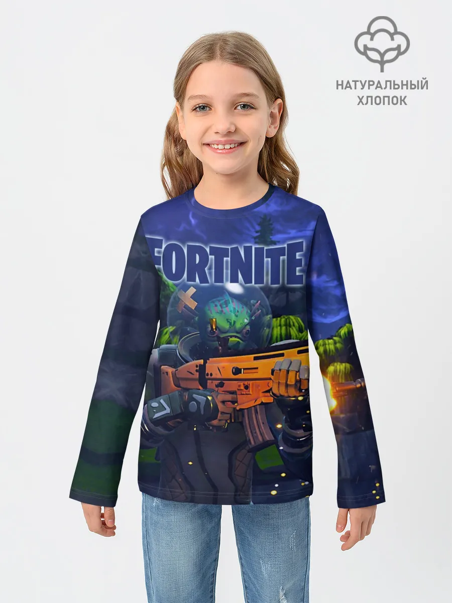 Детский лонгслив / Fortnite
