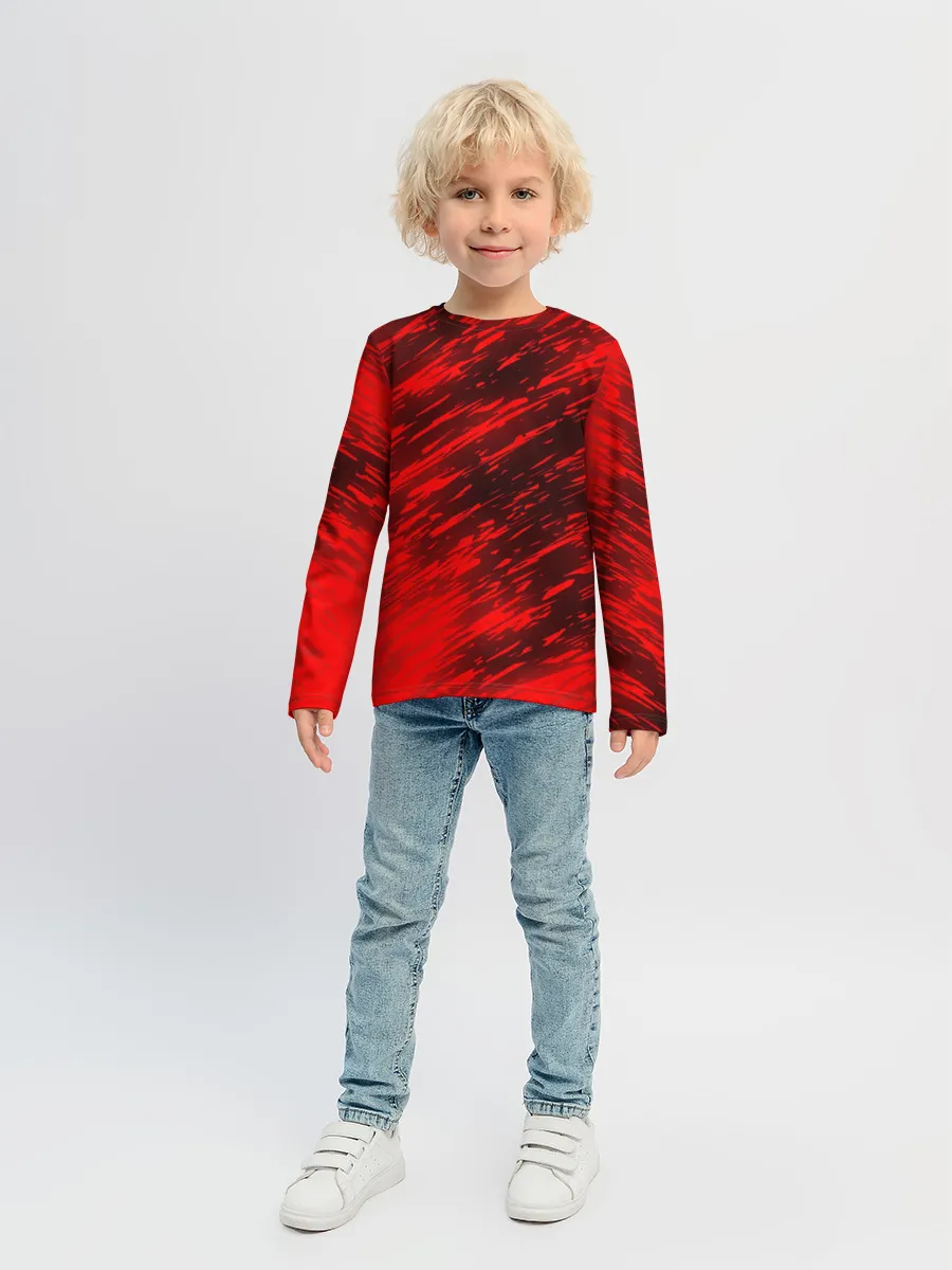 Детский лонгслив / RED FIRE STORM