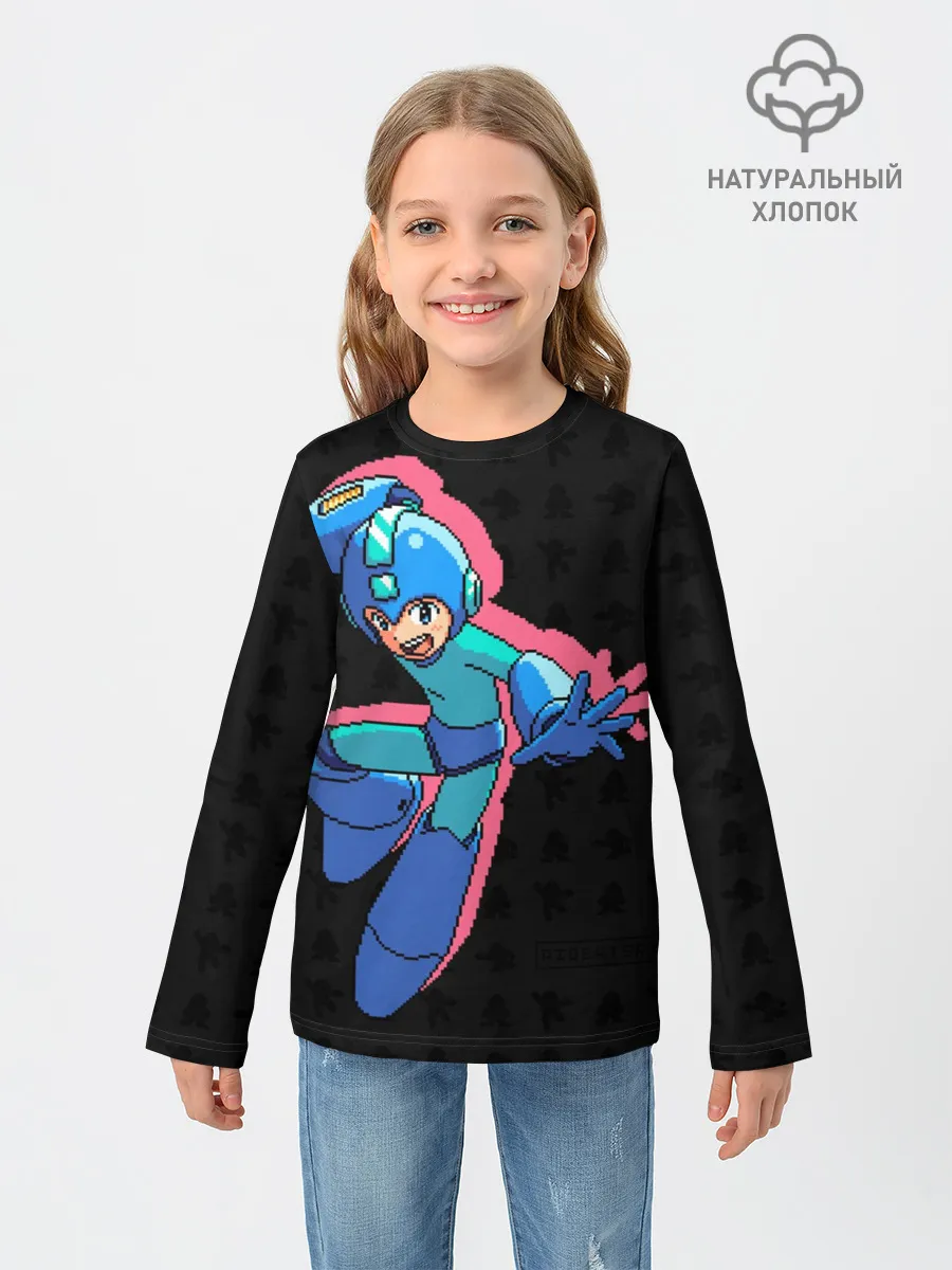 Детский лонгслив / Mega Man