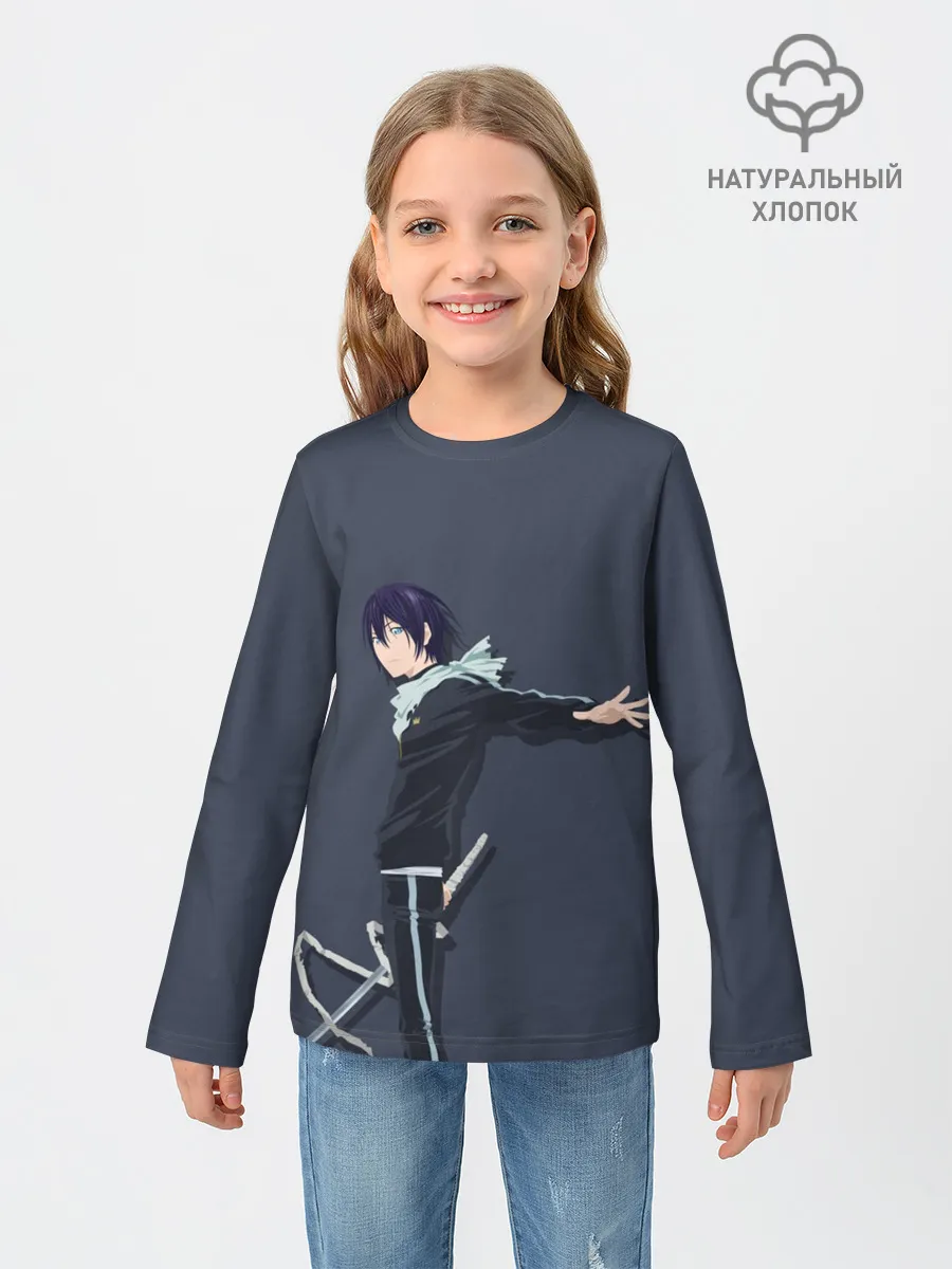 Детский лонгслив / Ято с мечом