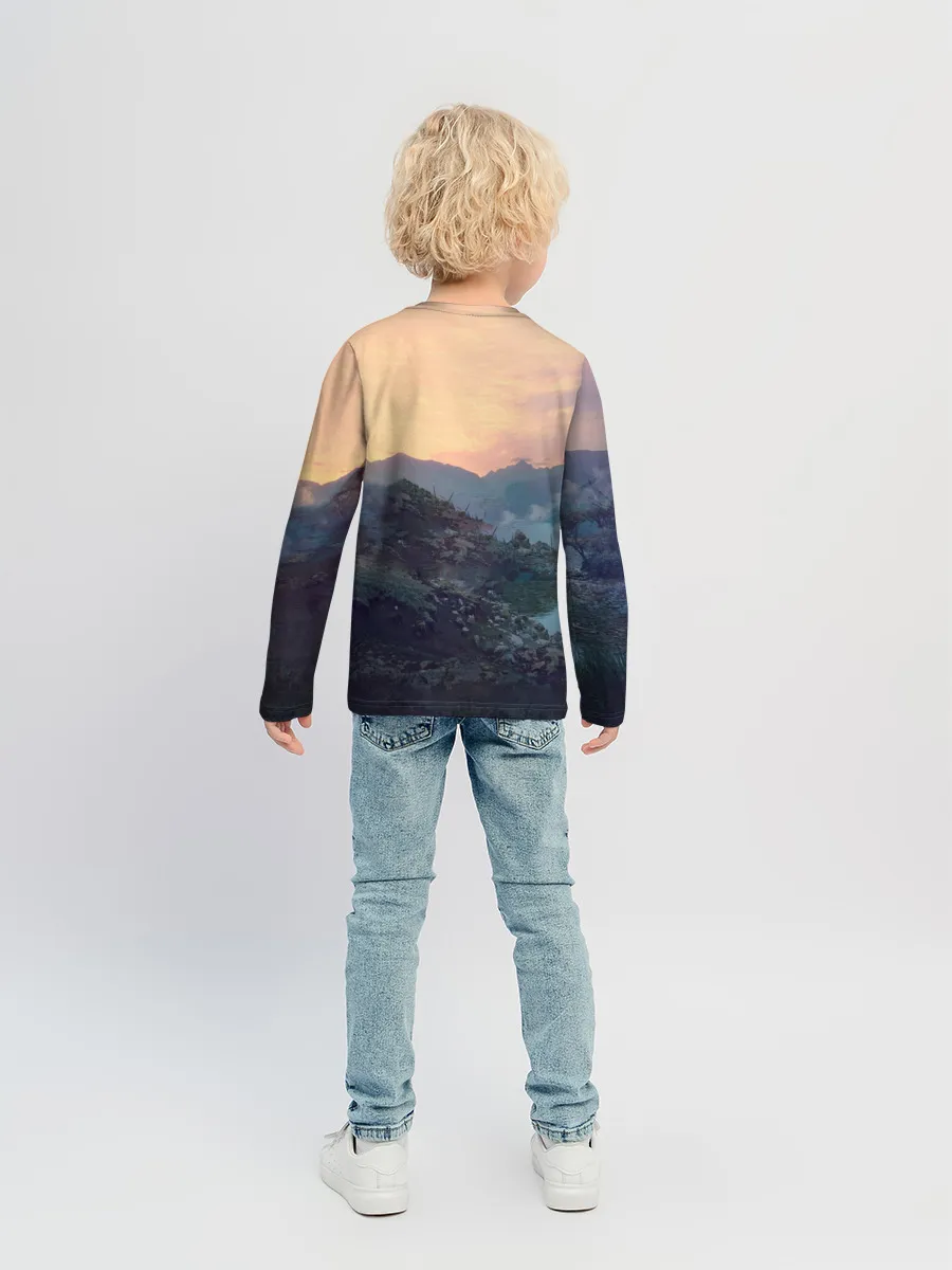 Детский лонгслив / Танки