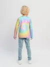 Детский лонгслив / Pastel Tie Dye