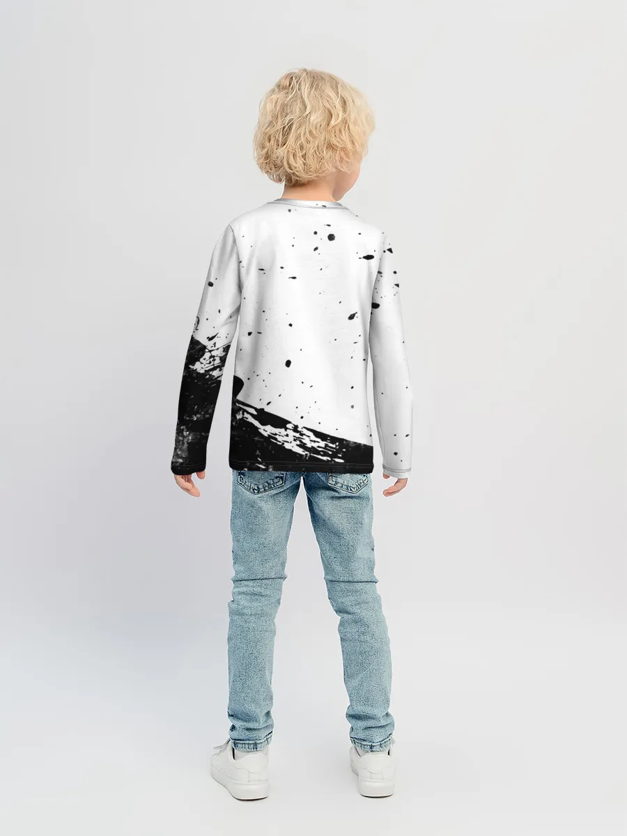 Детский лонгслив / В Мокрых Кроссах