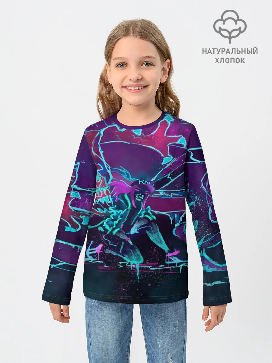 Детский лонгслив / lol kda akali