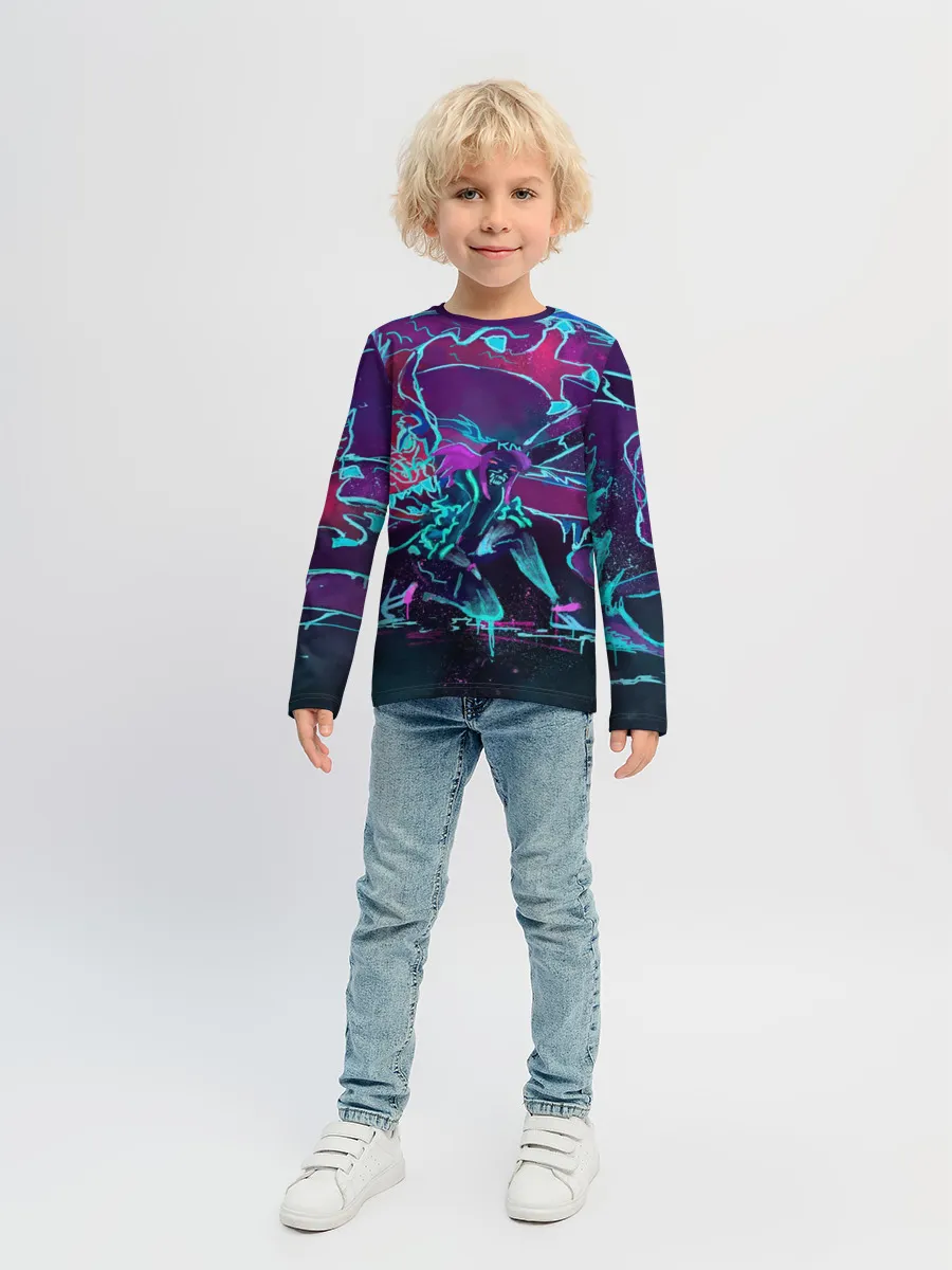 Детский лонгслив / lol kda akali