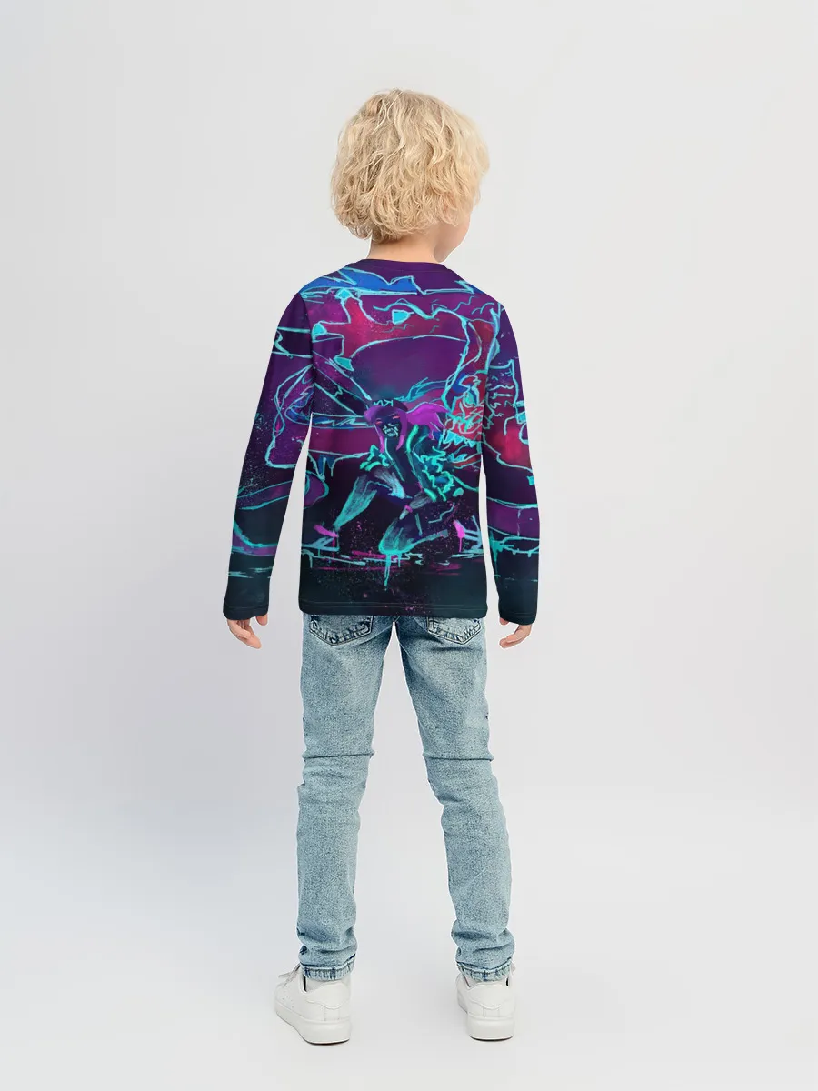 Детский лонгслив / lol kda akali