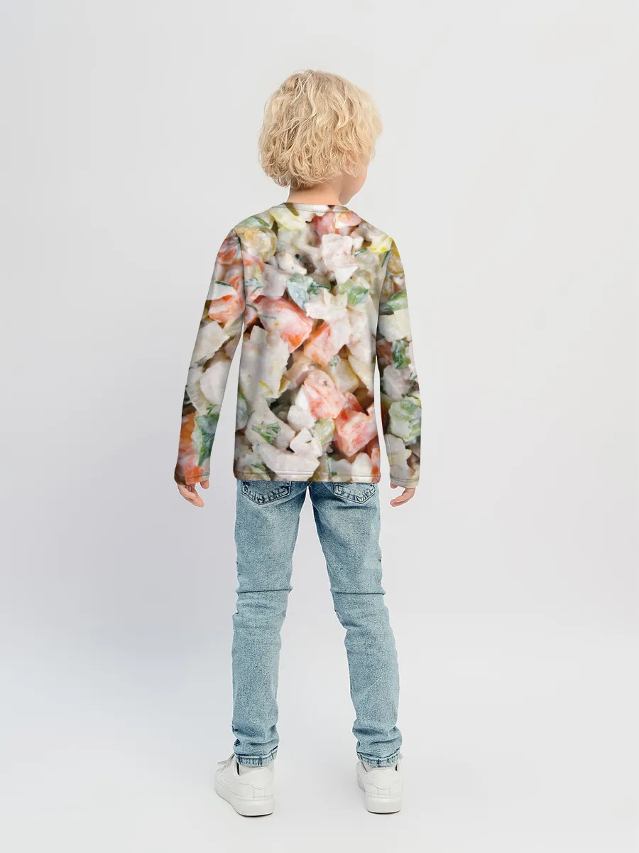 Детский лонгслив / Оливье