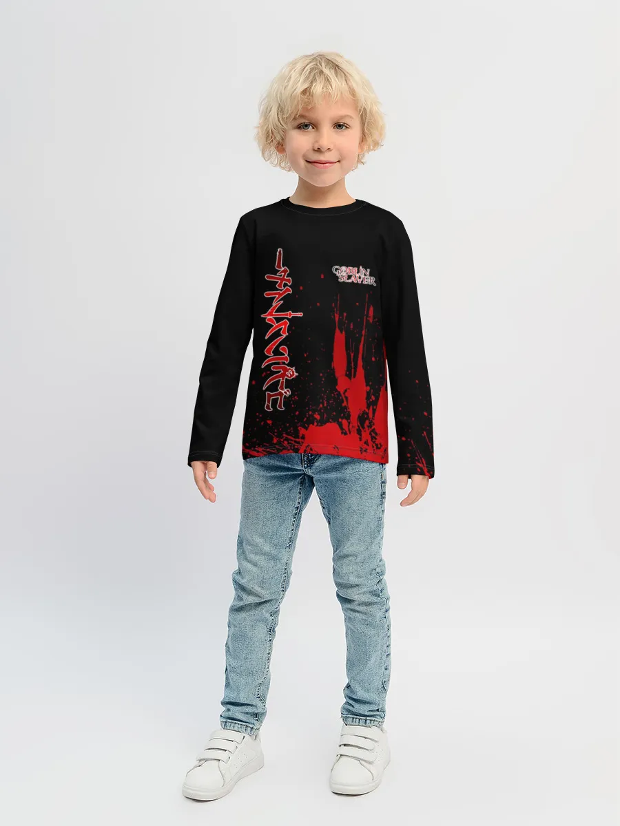 Детский лонгслив / Goblin Slayer на Японском