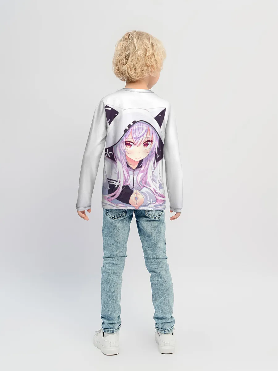 Детский лонгслив / Няшная тян